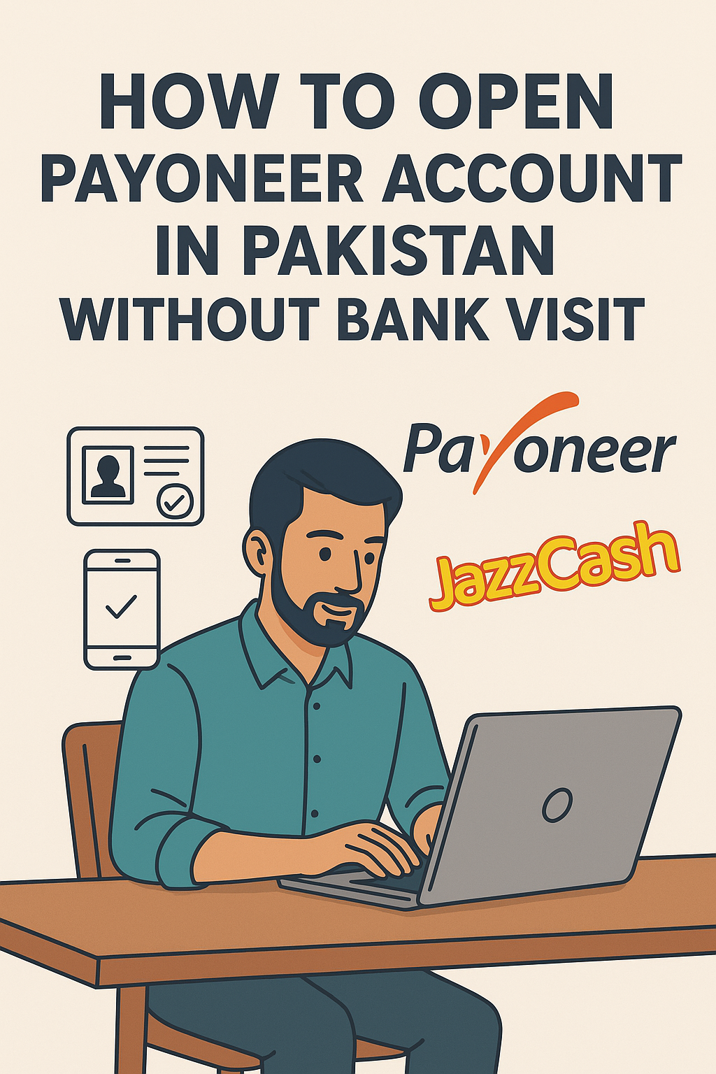 How to Open a Payoneer Account in Pakistan Without Bank Visit