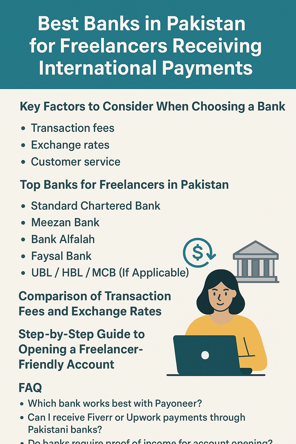 Best Banks in Pakistan for Freelancers to Receive International Payments (2025