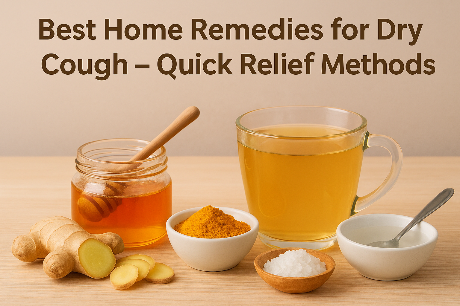 Natural home remedies for dry cough relief at home