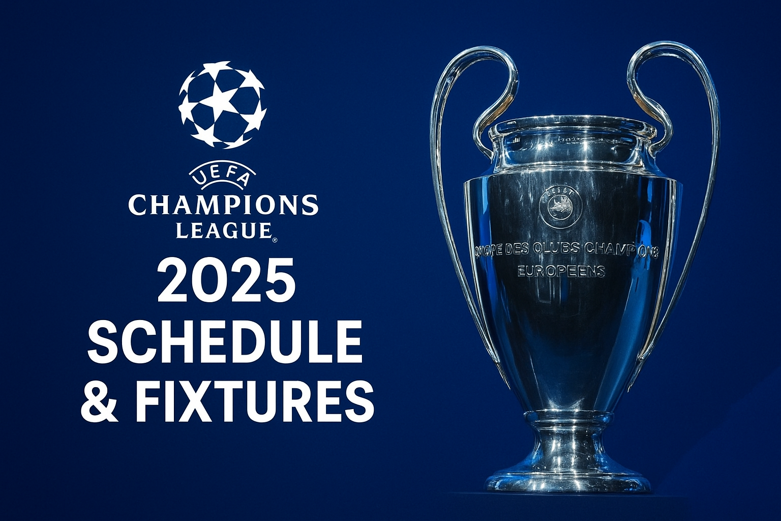UEFA Champions League 2025 Schedule, Fixtures, and Live Streaming Info